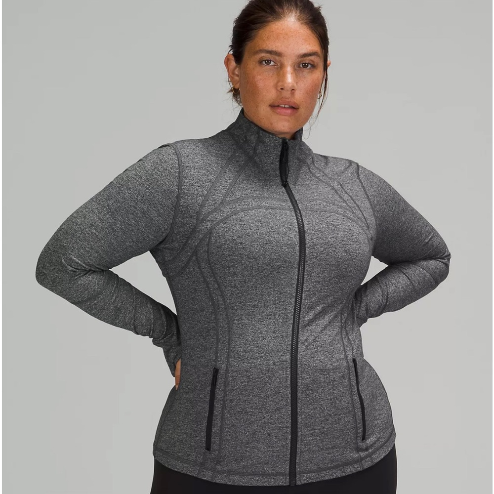 LULULEMON HEATHERD BLACK DEFINE JACKET!